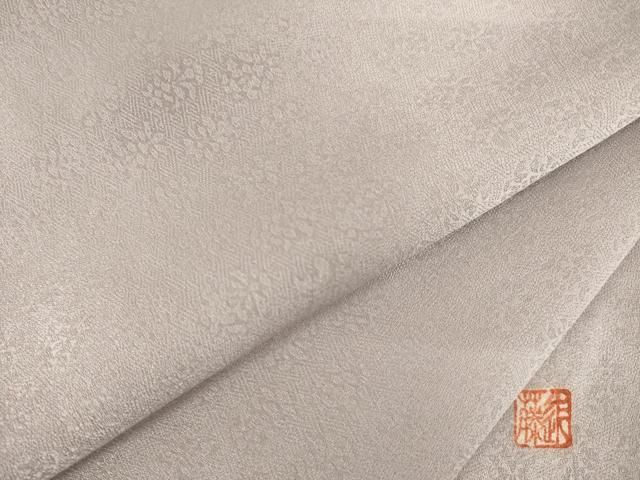 平和屋着物●上質な色無地　作家物　鳩羽鼠色　正絹　逸品　AABI8190ck