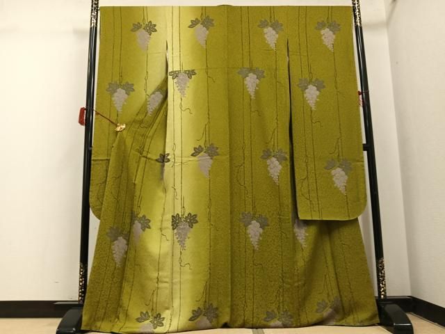 平和屋着物●豪華振袖　藤花房　梅幸茶色　暈し染め　やまと誂製　正絹　逸品　未使用　AABI8576ph