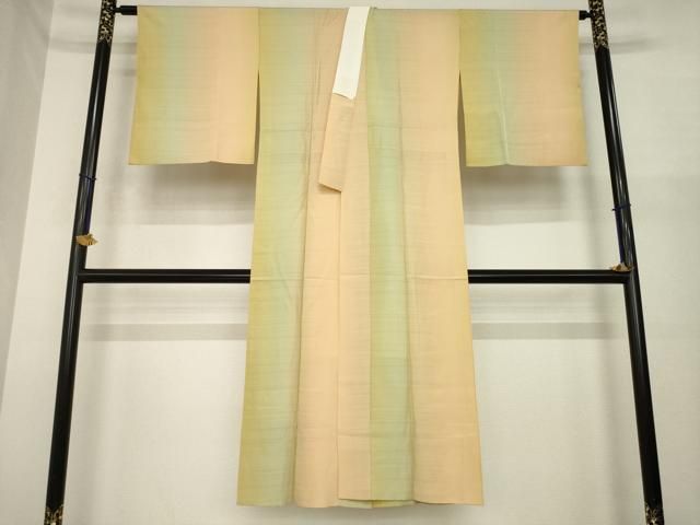 平和屋着物●長襦袢　無双仕立て　間道　正絹　逸品　AABI8212ck