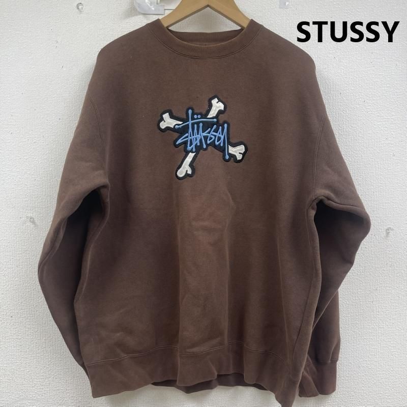 ステューシー 00s USA製 ロゴ刺繍 裏起毛 スウェット トレーナー メンズ M ISItems【USED】【古着】【中古】50161224
