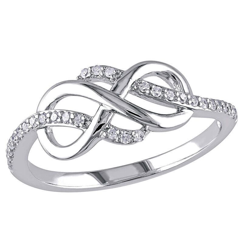 ステラ グレース レディース アクセサリー リング Stella Grace 18 CaratW 10k White Gold Infinity Ring 10k White Gold ホワイト