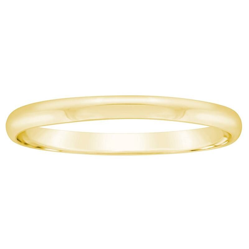 Alyson Layne レディース アクセサリー リング Alyson Layne 2 mm Half Round Wedding Band 14k Gold ゴールド