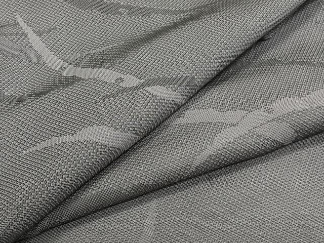 平和屋着物＊夏物　小紋　芝重ね紋紗　正絹　逸品　CABI3724xi