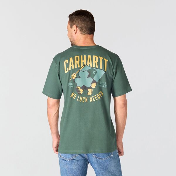 カーハート メンズ トップス Tシャツ グラフィック Carhartt Menst Patrickshamrock Short Sleeve Graphic TShirt Forestry Green