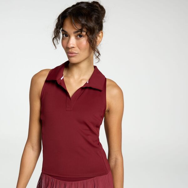 キャリー レディース トップス ポロシャツ CALIA Womens Court Polo Deep Merlot