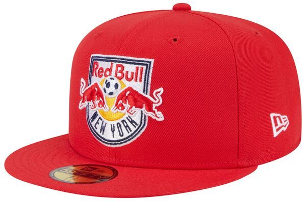 ニューエラ メンズ アクセサリー 帽子 ロゴ New Eradult New York Red Bulls Red Logo 59Fifty Fitted Hat NoColor レッド