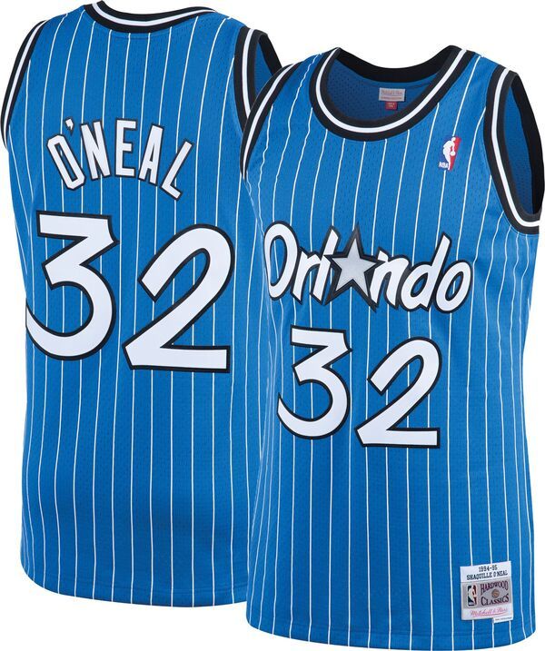 ミッチェルネス メンズ トップス シャツ ジャージー Mitchell Ness Mens 1994 Orlando Magic Shaquille ONeal 32 Royal Hardwood C