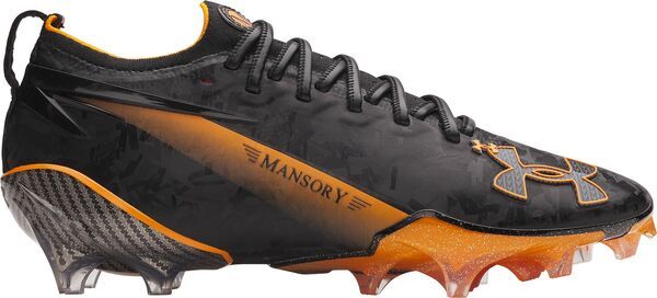 アンダーアーマー レディース シューズ スニーカー Under Armour Blur Pro x Mansory Football Cleats BlackGreyOrange ブラック