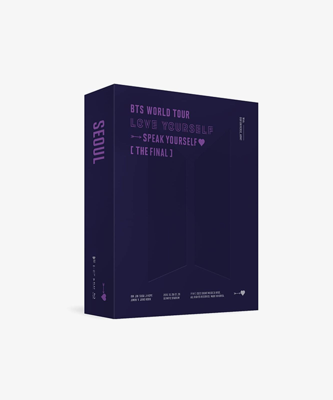 BTS WORLD TOUR ‘LOVE YOURSELF : SPEAK YOURSELF’ [THE FINAL] Blu-ray（韓国盤）