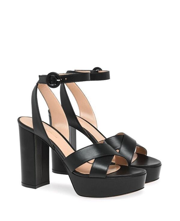 ジャンヴィト ロッシ レディース シューズ サンダル Gianvito Rossi Womensabrina Sandals Black Nappa Leather ブラック