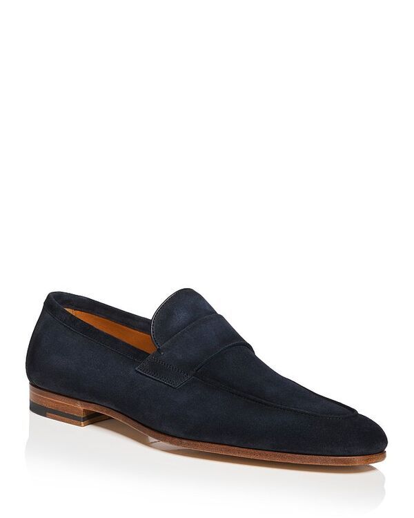 マグナーニ レディース シューズ スリッポン・ローファー Magnanni Mens Heros Apron Toe Loafers Exclusive Navy ネイビー