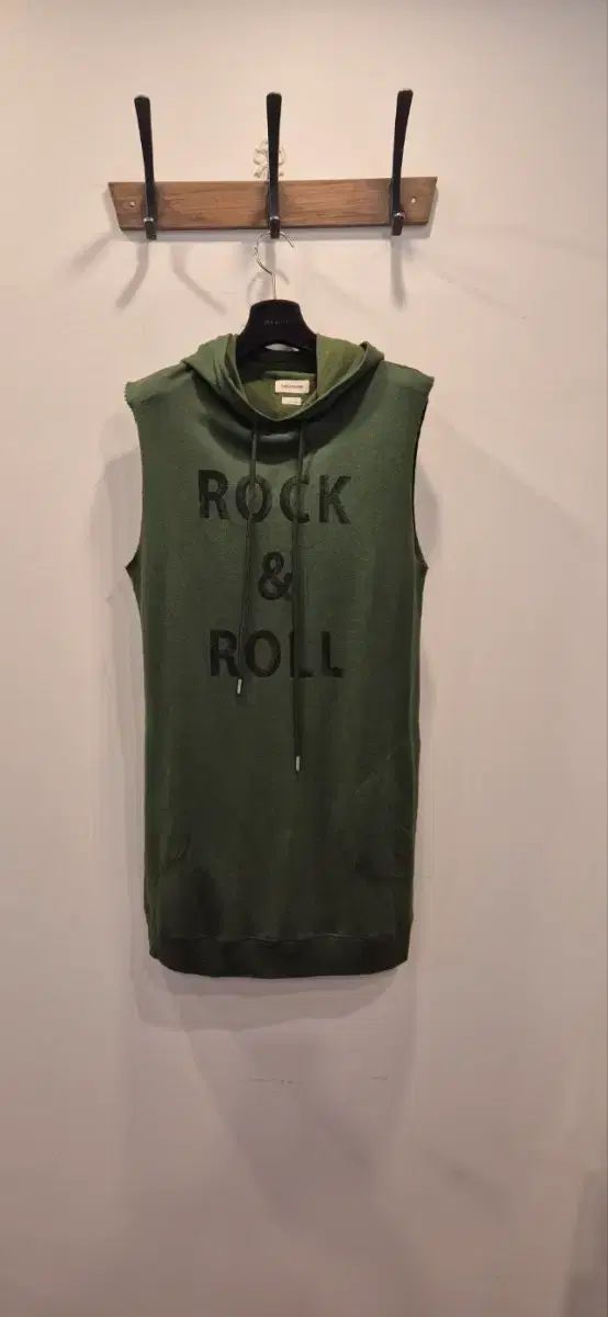 ZADIG&VOLTAIRE ザディグ・エ・ヴォルテール ROCK&ROLL ノースリーブ フード付きワンピース