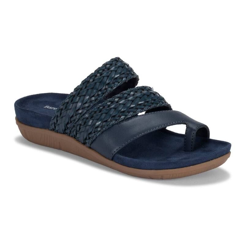 ベアトラップス レディース シューズ サンダル Baretraps Jonelle Womens Thong Sandals Navy ネイビー