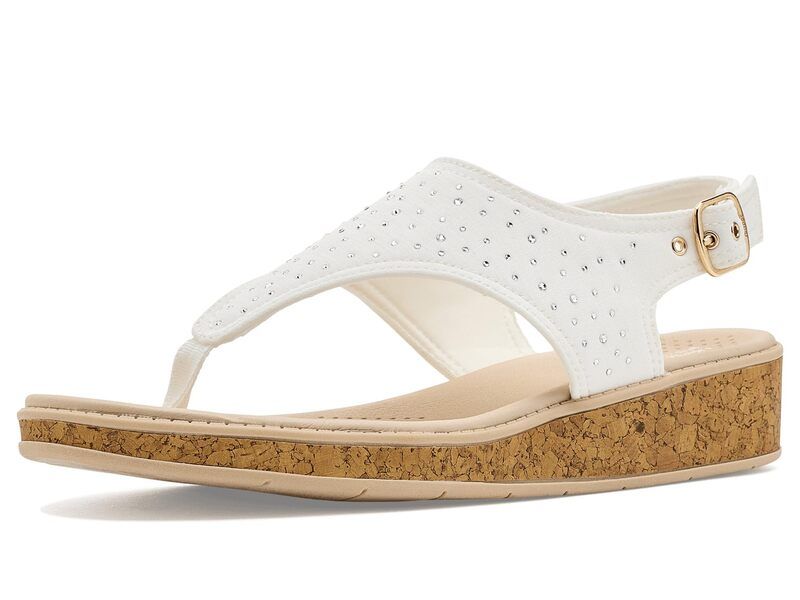 ライフストライド レディース シューズ サンダル LifeStride Beachybrighthong Sandals White ホワイト