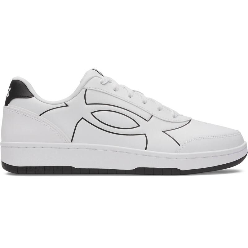 【送料無料】 アンダーアーマー レディース スニーカー シューズ Under Armour Tempo Motion Mens LaceUp Sneakers White Black Black