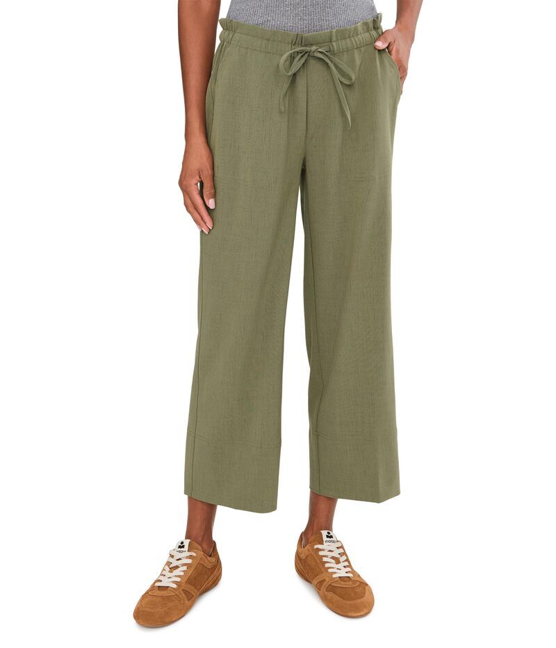 リヴァプール ロサンゼルス レディース ボトムス カジュアルパンツ ワイドレッグ アンクル Liverpoolos Angeles MidRise PullOn Tie Waist Wide Leg