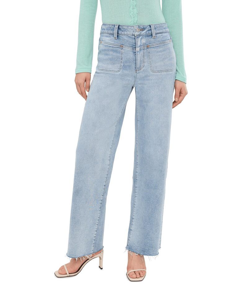 ペイジ レディース ボトムス デニムパンツ Paige 31 Anessa Front Yoke Stitch Through Pocket Raw Hem in La Belle La Belle