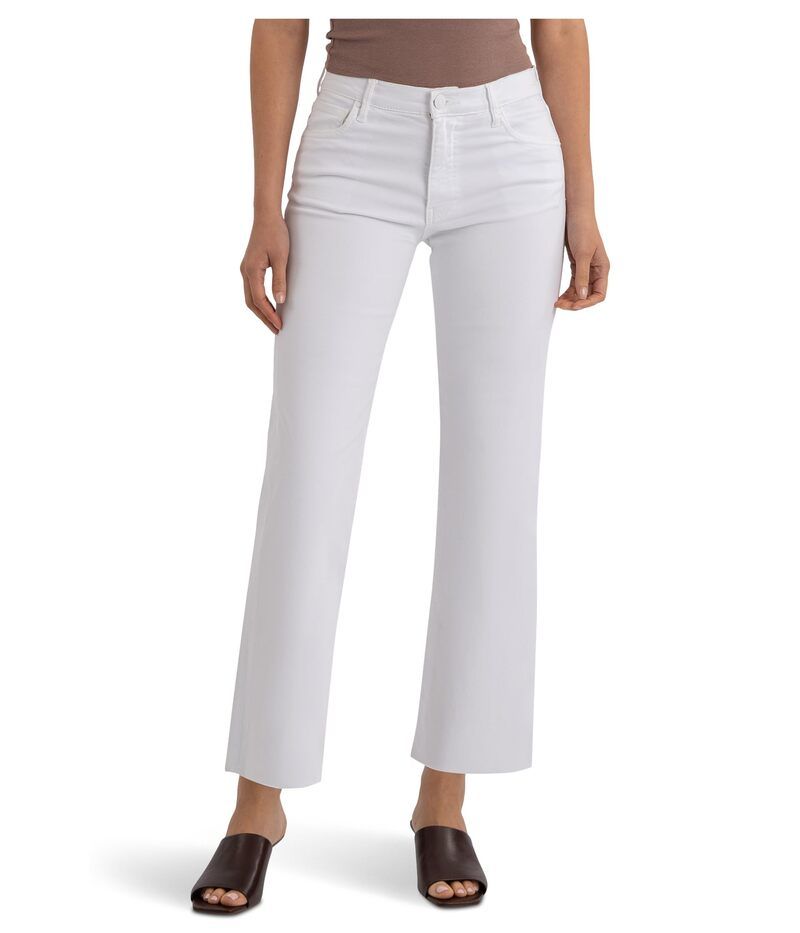 カットフロムザクロス レディース ボトムス カジュアルパンツ ストレート KUT from the Kloth Avery HighRise Fab Easy Straight Leg Raw Hem