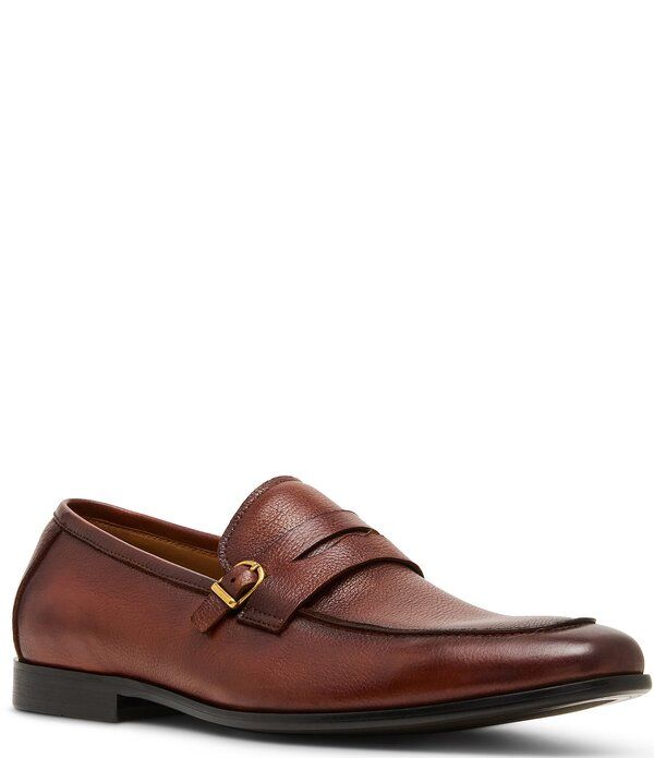 スティーブ マデン メンズ シューズ スリッポン・ローファー レザー Steve Madden Mens Chilo Leather Dress Penny Loafers Tan タン