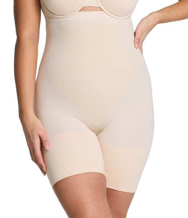 スパンク レディース ボトムス カジュアルパンツ ハイウエスト SPANXsculpt GoFigure HighWaisted MidThigh Shortoasted Coconut
