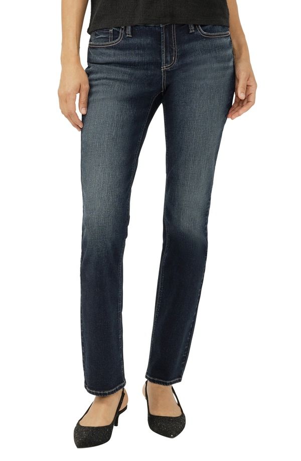 シルバー ジーンズ レディース ボトムス デニムパンツ ストレート Silver Jeans Co Elyse Straight Leg Jeans Rosemead