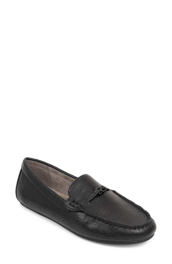 エアロソールズ レディース シューズ スリッポン・ローファー Aerosoles Drita Bit Loafer Black Faux Leather ブラック