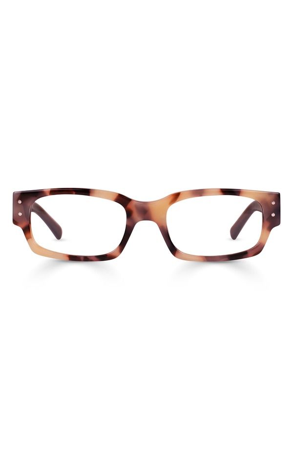 アイブブス レディース アクセサリー サングラス・アイウェア eyebobs Head 49mm Rectangulareadinglasses Vanilla Tortoise