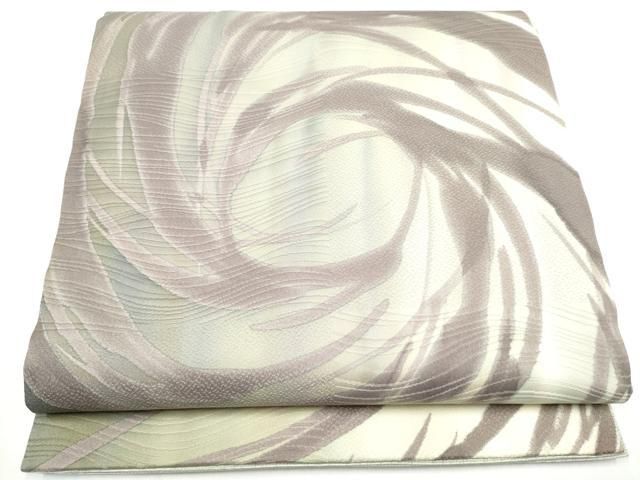 平和屋着物●全通柄袋帯　幾何学文様　正絹　逸品　CABI8814hy