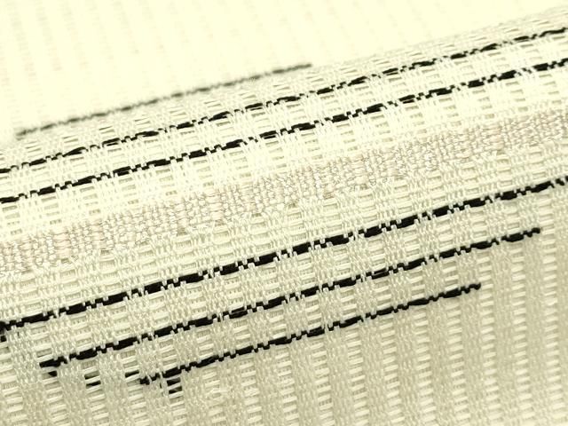 平和屋着物*夏物 八寸名古屋帯 横段丸文 銀糸 正絹 逸品 CABI5325rv 平和屋着物*夏物 八寸名古屋帯 横段丸文 銀糸 正絹 逸品 CABI5325rv