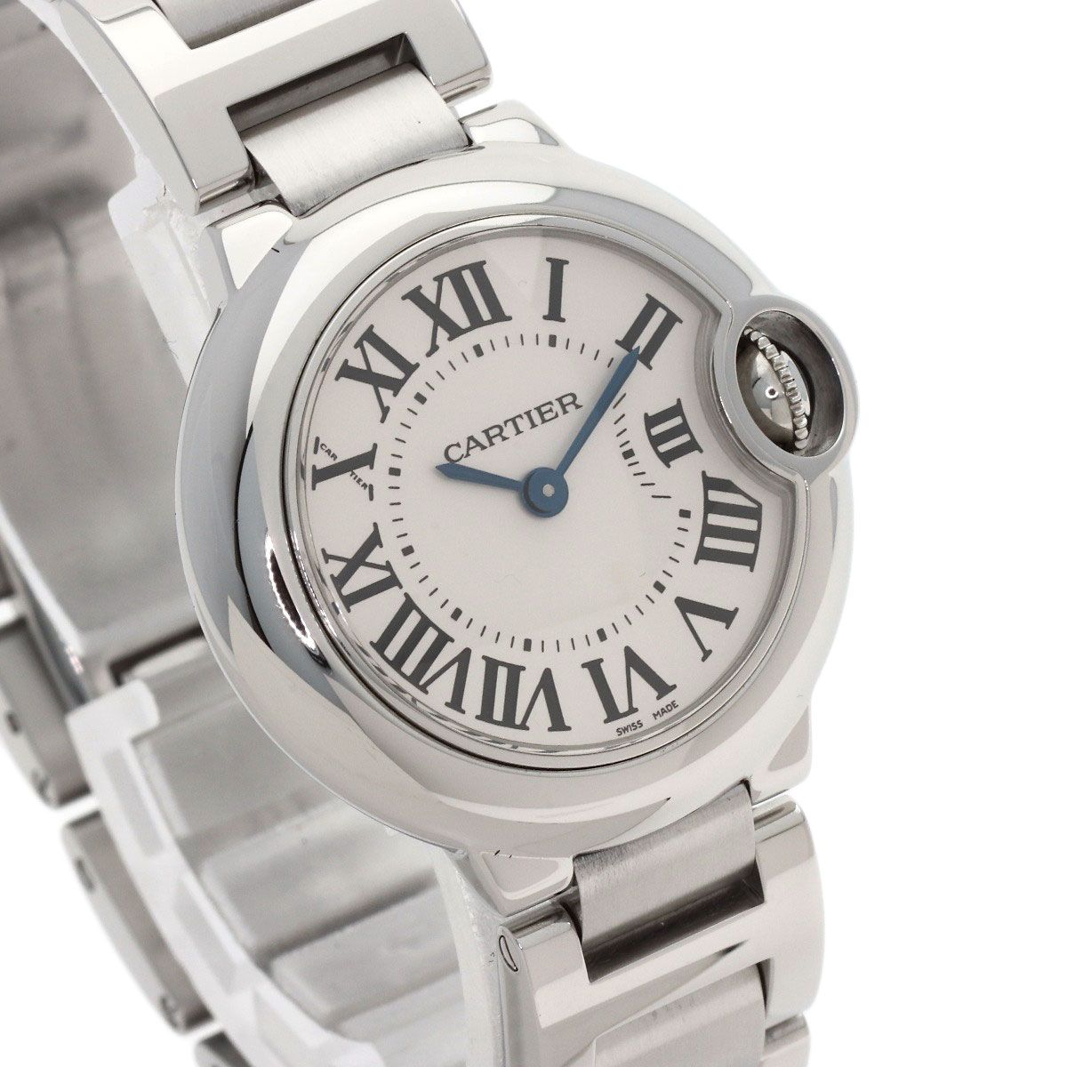 CARTIER カルティエ W69010Z4 バロンブルー SM 28mm 腕時計 SS SS