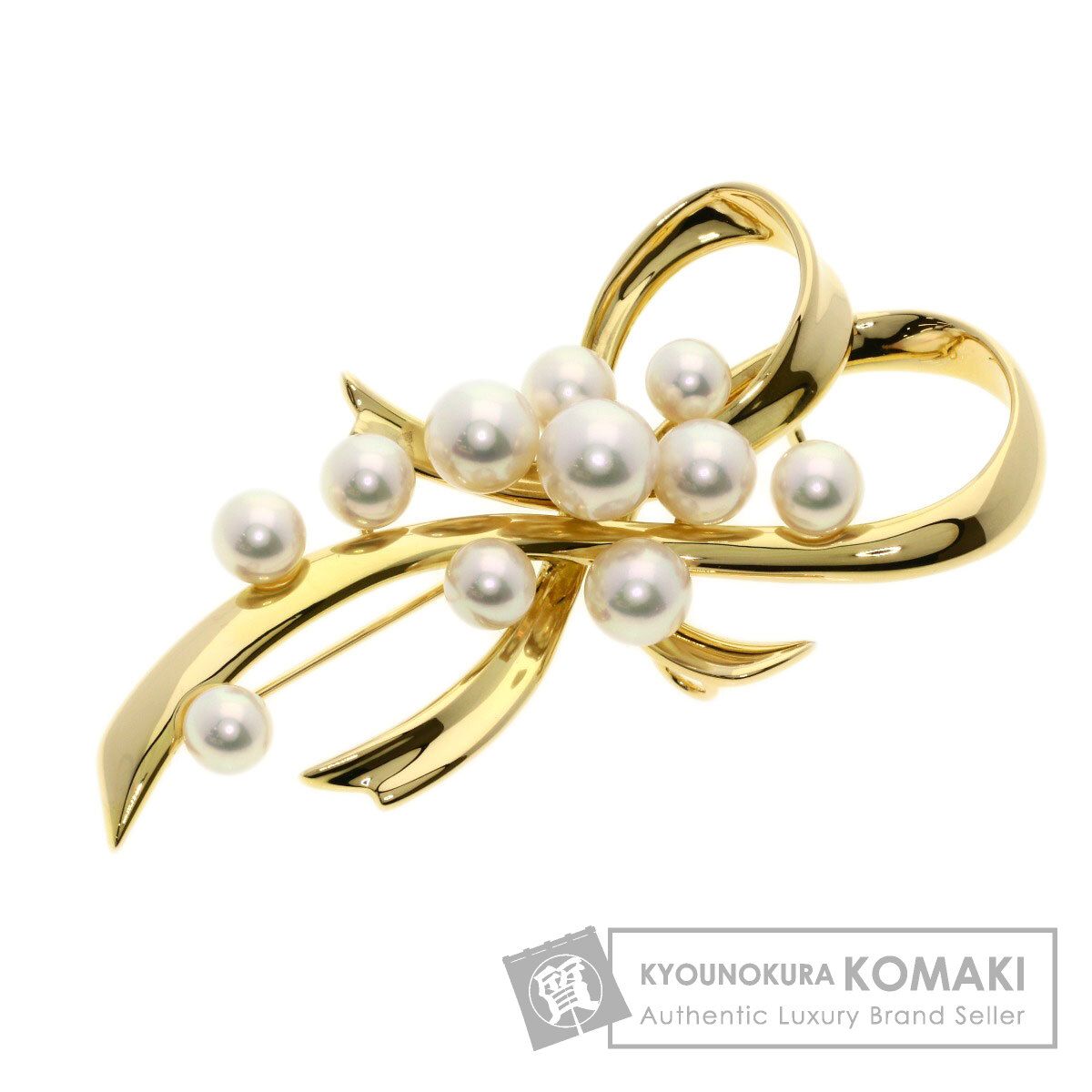 TASAKI タサキ パール 真珠 ブローチ K18YG レディース [中古]