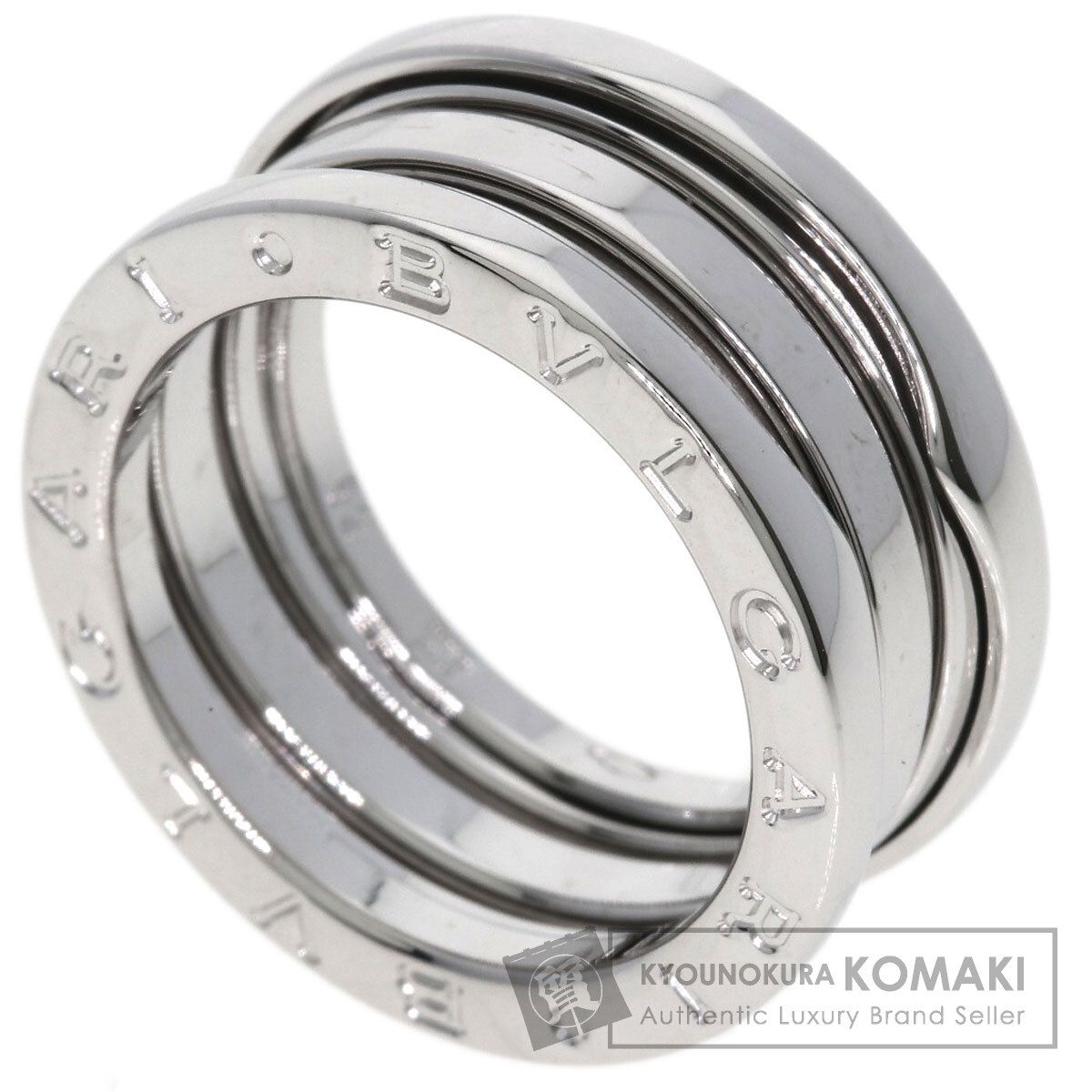 BVLGARI ブルガリ B-zero1 ビーゼロワン 3バンド #52 リング・指輪 K18WG レディース [中古]