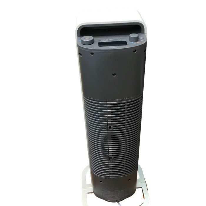 コイズミ 電気ファンヒーター ホット&クール 送風 温風 1台2役 音声