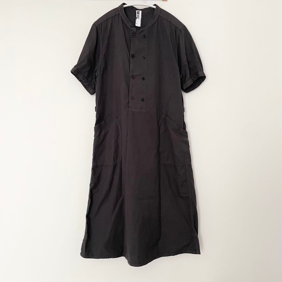MHL. マーガレットハウエル シャツワンピース スミクロ サイズ2