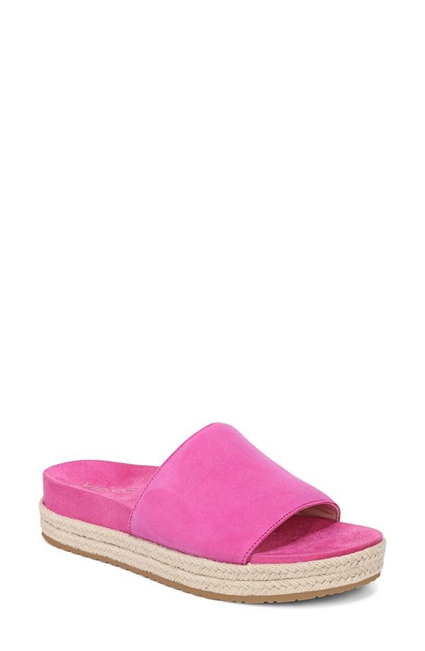 バイオニック レディース シューズ サンダル Vionic Yasmina Slide Sandal Rose Violet バイオレット