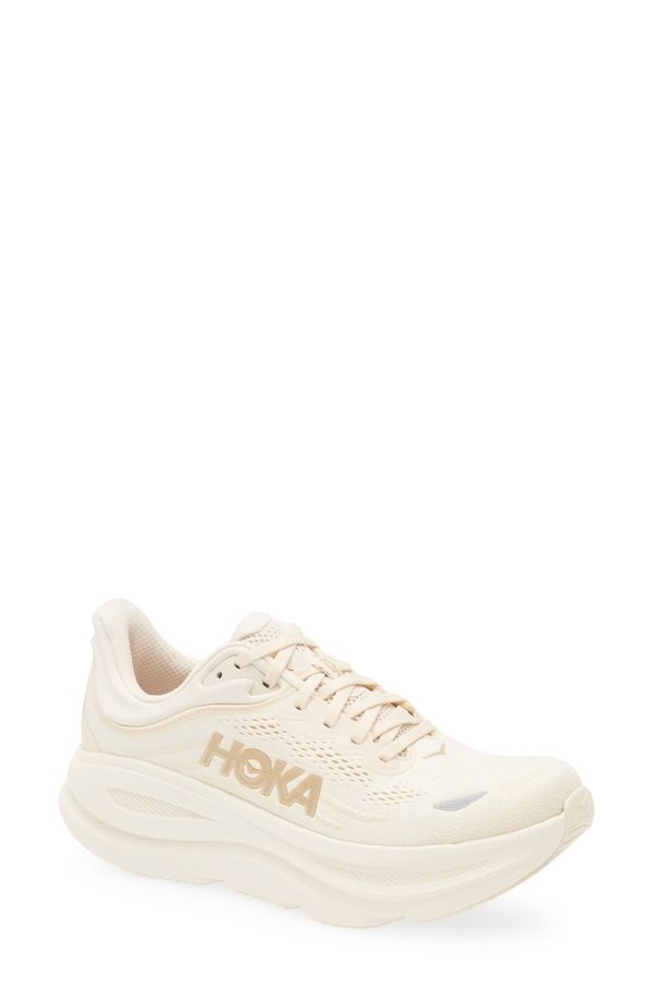 ホカオネオネ レディース シューズ スニーカー HOKA Bondi 9 Running Shoe Vanilla Birch