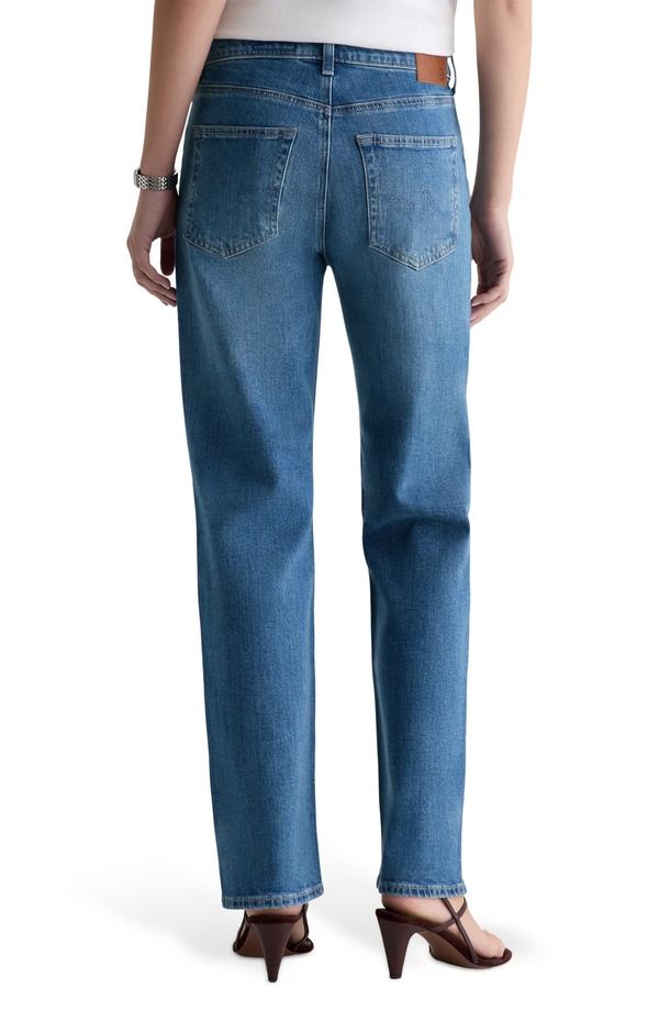 エージー レディース ボトムス デニムパンツ ストレート ジーンズ AG Brinley Mid Rise Straight Leg Jeans Owens Valley