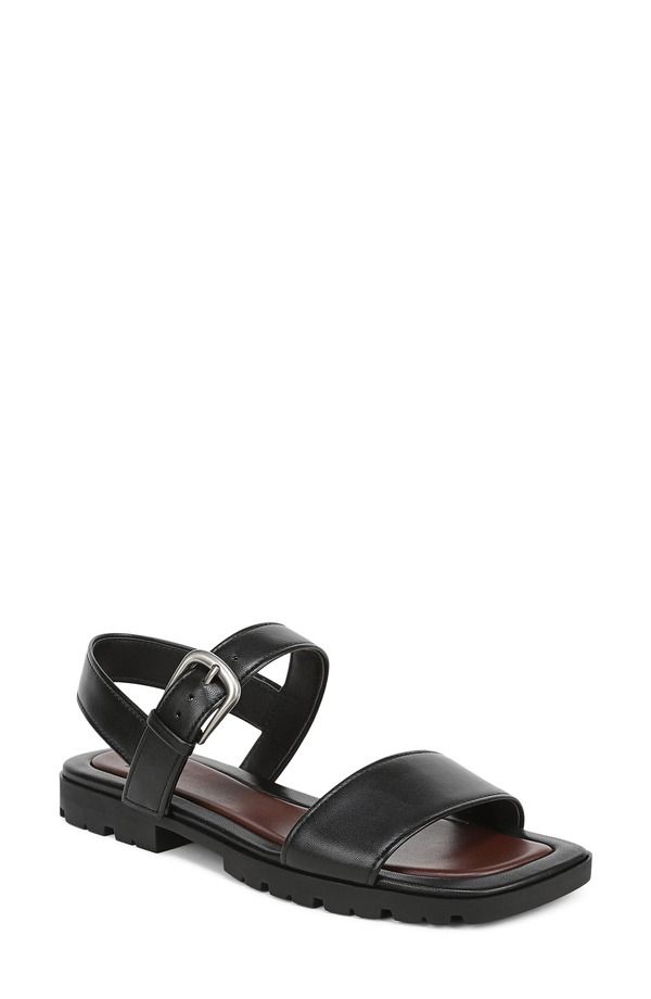 ヴィンス レディース シューズ サンダル アンクル Vince Vegankle Strap Sandal Black ブラック