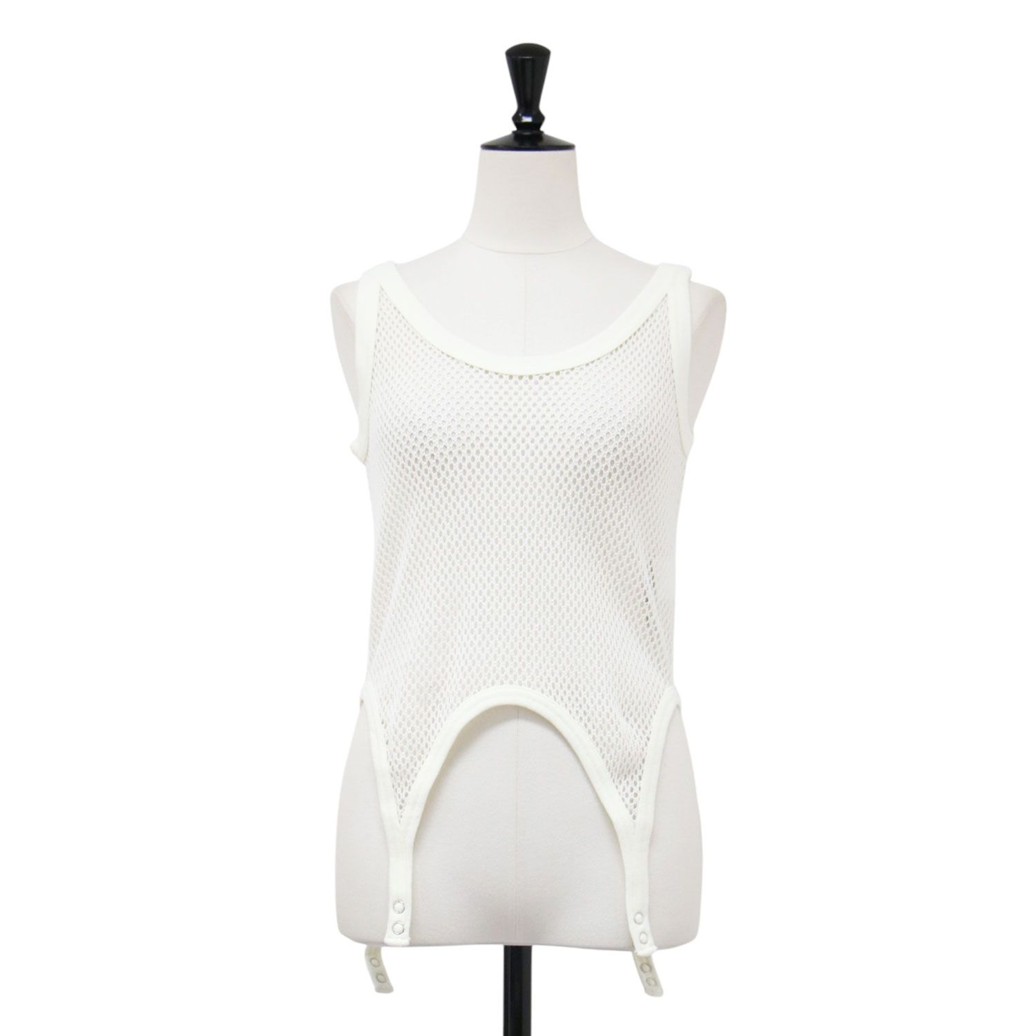 美品】JANE SMITH ジェーンスミス タンクトップ アイボリー サイズ:38