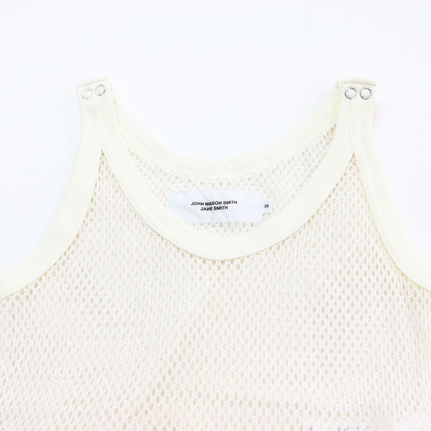 美品】JANE SMITH ジェーンスミス タンクトップ アイボリー サイズ:38