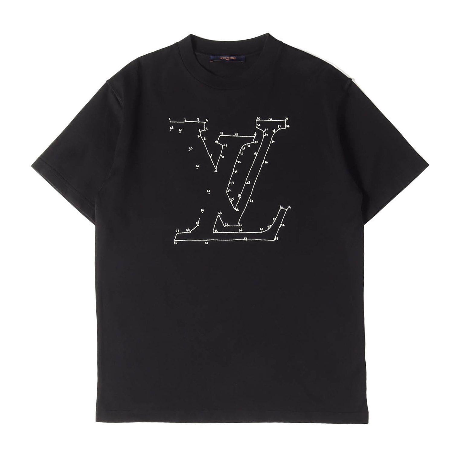美品】LOUIS VUITTON ルイヴィトン Tシャツ ブラック 黒 サイズ:S