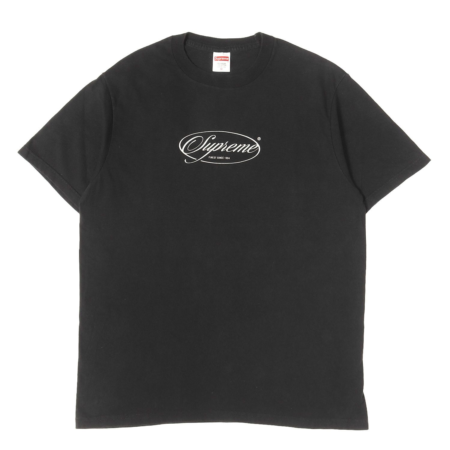 Supreme シュプリーム Tシャツ ブラック 黒 サイズ:M | 20AW オーバル スクリプトロゴ Tシャツ (Classics Tee) | トップス カットソー 半袖【メンズ】【中古】