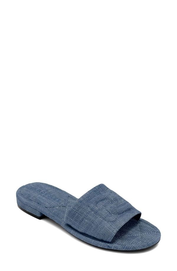 エアロソールズ レディース シューズ サンダル Aerosoles Jilda Slide Sandal Blue Denim デニム