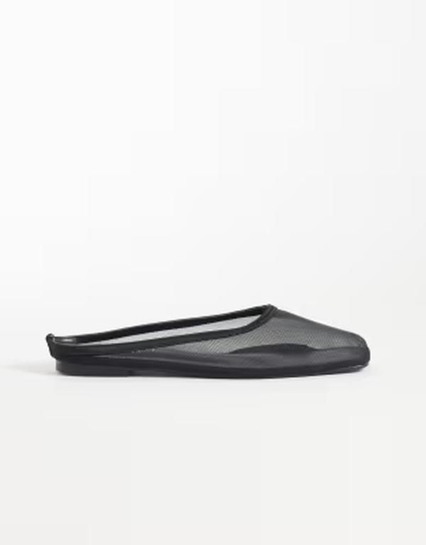 シミ レディース シューズ サンダル メッシュ SIMMI Shoesimmi London Carly mules mesh Black mesh ブラック