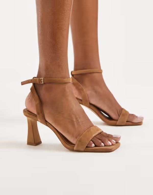 アルド レディース シューズ サンダル スエード ヒール ALDO Austorai heeled sandal suede Medium Brown ブラウン