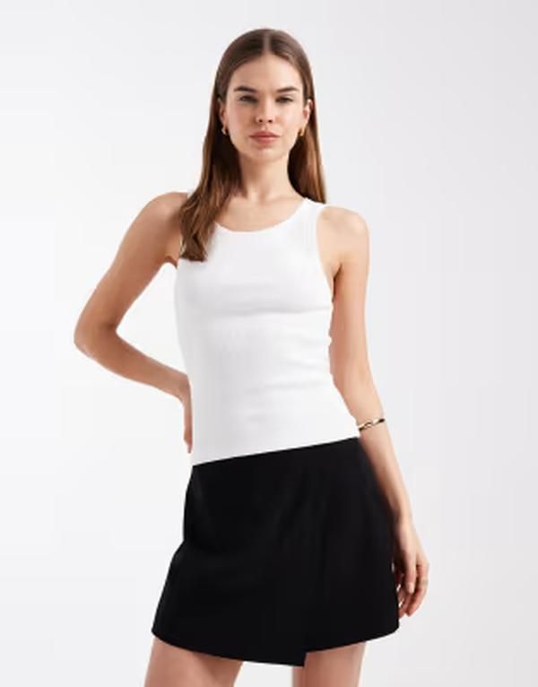 ヴェロモーダ レディース ボトムス ハーフパンツ・ショーツ ハイウエスト Vero Moda high waist skort Black ブラック
