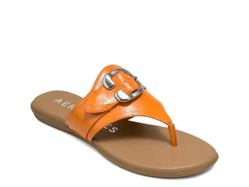 エアロソールズ レディース シューズ サンダル AerosolesGlitz Sandal Orange オレンジ