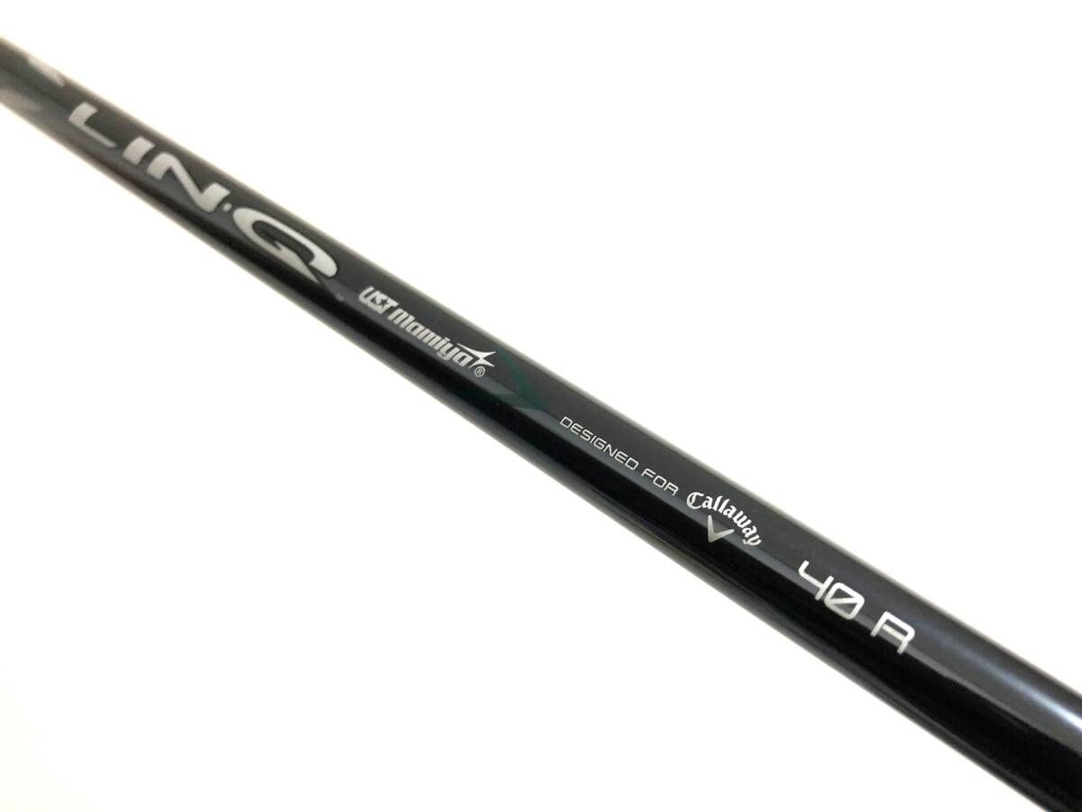 新品 キャロウェイ スリーブ付 2025 リンク LINQ LIN-Q GREEN 40 R for 1W用 シャフト　クアンタム ELYTE エリート MAX FAST SMOKE