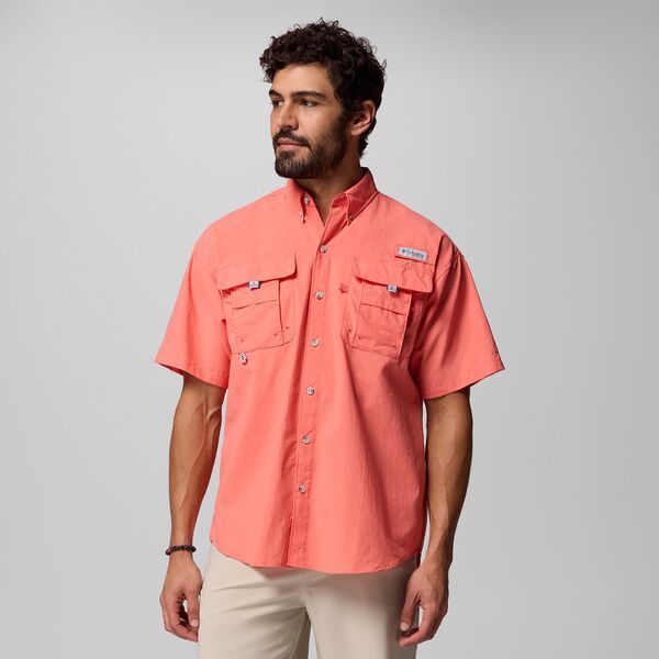 コロンビア メンズ トップス シャツ ボタンダウン Columbia Mens PFG Bahama Button Down Shirt Melonade