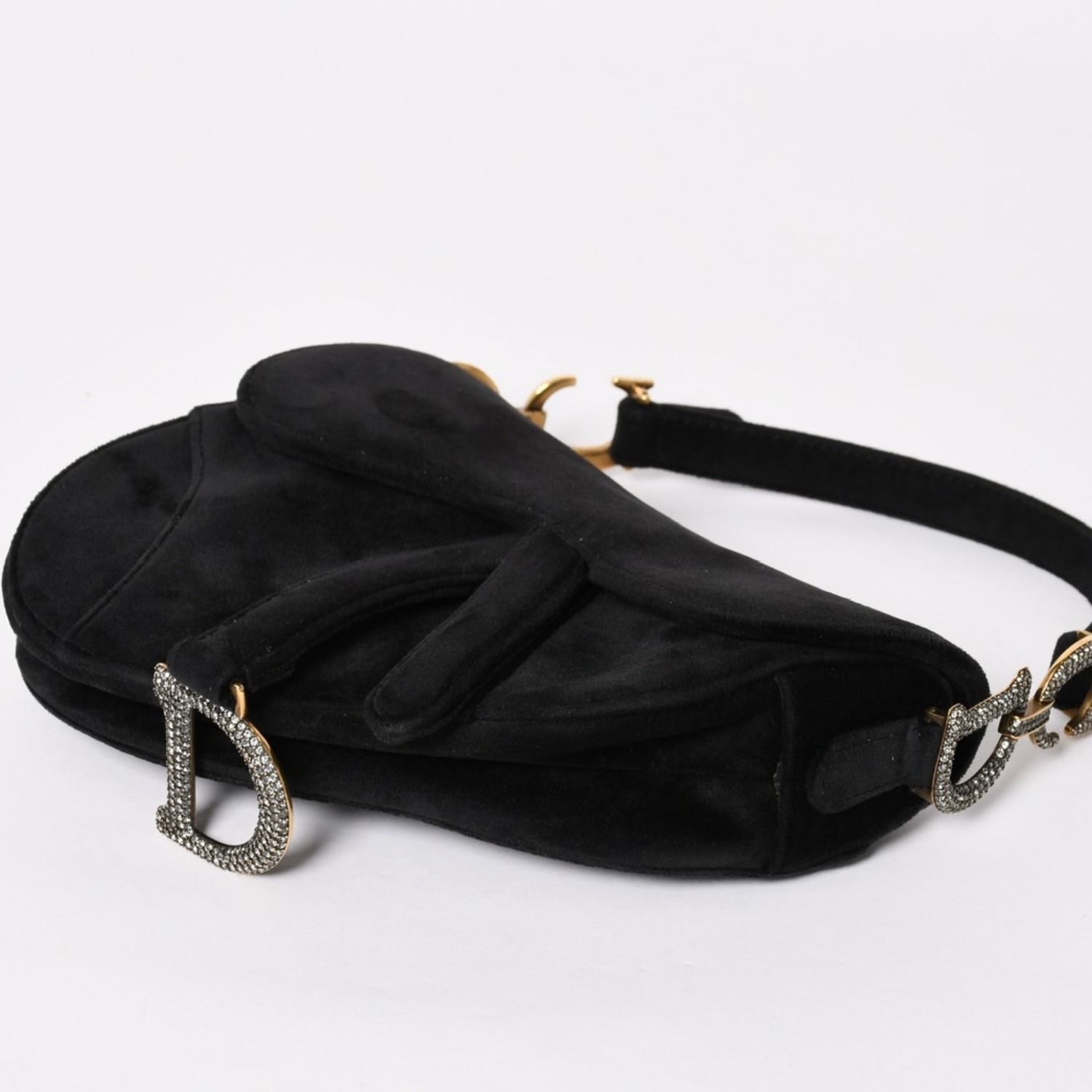 極美品 Christian Dior クリスチャンディオール サドルバッグ ミニ 